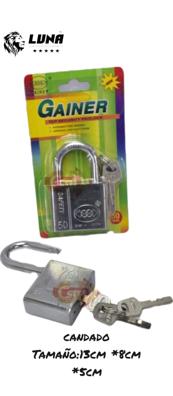 CANDADO LLAVE DE SEGURIDAD 50MM RF:GD3245