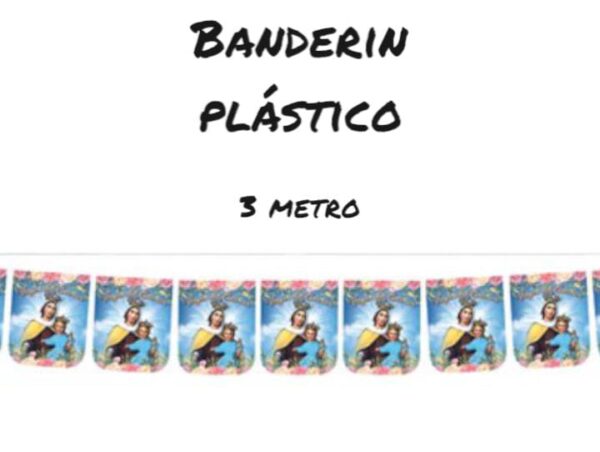 BANDERIN PLASTICO (VIRGEN DEL CARMEN)