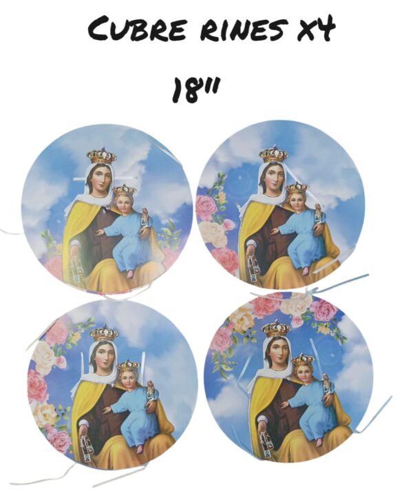 CUBRE RINES X4 (VIRGEN DEL CARMEN)