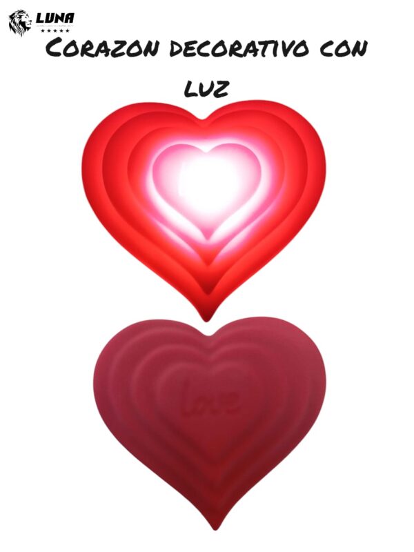 CORAZON DECORATIVO CON LUZ RF:IF6203